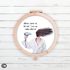 Funny Motivational Compact Mirrors